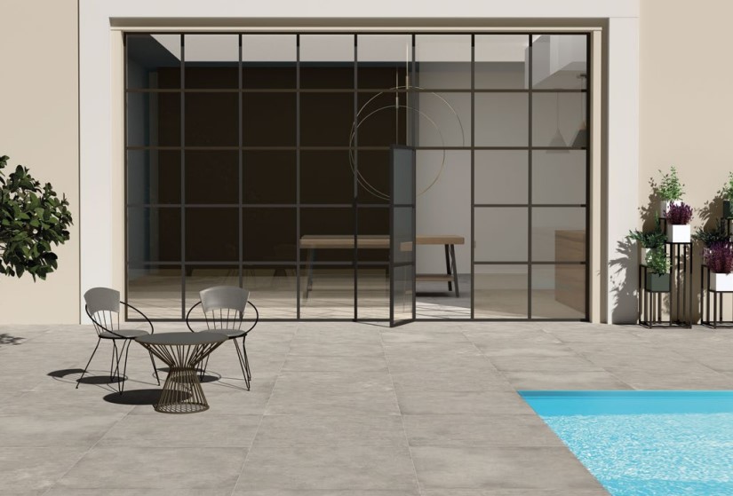 PHOTO AMBIANCE - SAVOIA DORSET 60x60 GREY 20MM